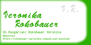 veronika rokobauer business card